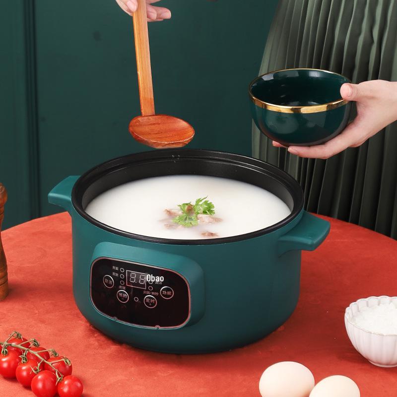 Multi-Functional Electric Cooker: Hot Pot, Stir-Fry, and Noodle Maker for Dorms and Bedrooms