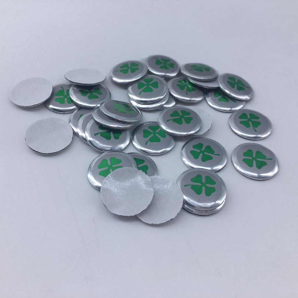 BQVLT1 2pcs11mm 14mm 15mm ForAlfa Romeo 159 147 156 Giulietta GT Aluminium Car Key Emblem StickersMito Brera Giulia F1 Stelvio Volante