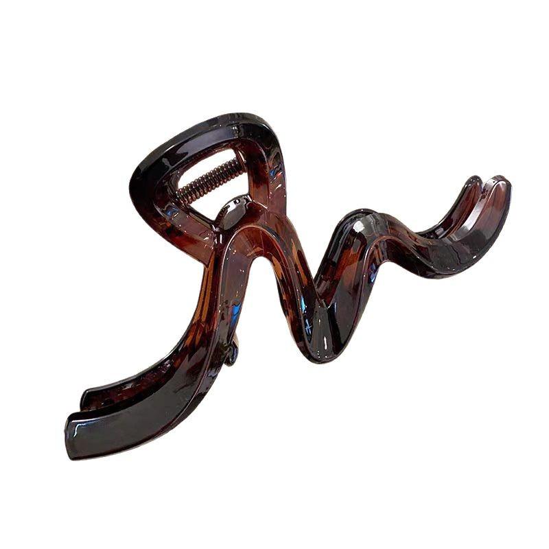 2025 New Wave High-End Large Claw Clip for Thick Hair – Elegant Women’s Updo Accessory