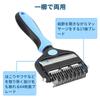 Pawnax Pet Brush for Cats and Stainless Steel Hair Removal Removes Thick Flea Suitable for Short and Long Haired Dogs and Fully Gentle On Includes