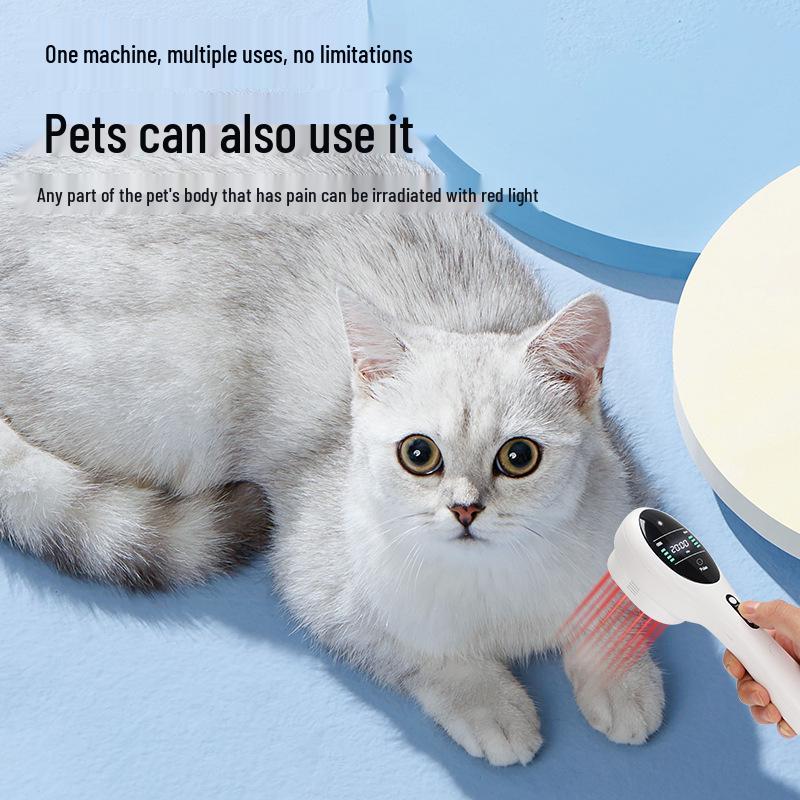 Handheld Red Light Pet Physiotherapy Device - Infrared 650nm/808nm