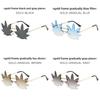 Summer Unisex Frameless Sunglasses With Metal Frame And Uv400 Protection For Outings