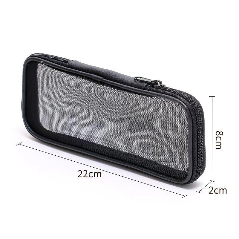 Travel Makeup Bag With Mesh Organizer For Cosmetics And Toiletries In Polyester Fabric