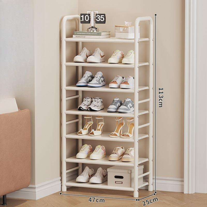 Simple Storage Shoe Rack Doorstep Household Dormitory Iron Multi-functional Shoe Cabinet Integrated Economical Popular New Racks