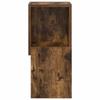 Corner Cabinet Smoked Oak 25.5 x 25 x 55 cm Particleboard
