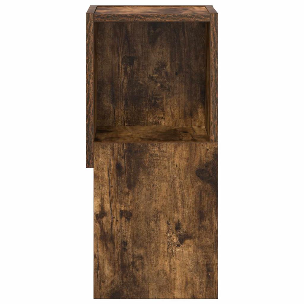 Corner Cabinet Smoked Oak 25.5 x 25 x 55 cm Particleboard