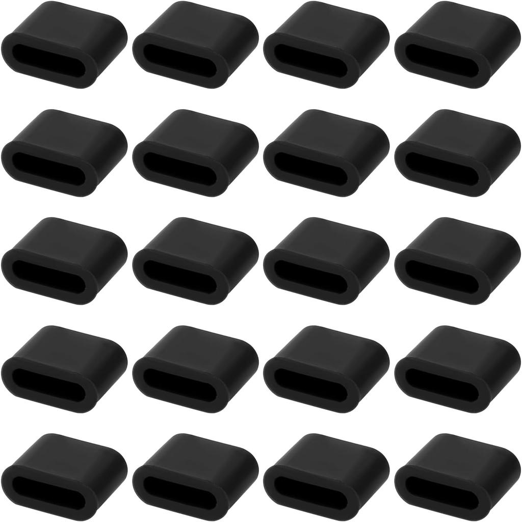 20 Stück USB-C-Staubkappen Port Anti-Staub-Stecker Silikon Typ-C-Steckeranschlussabdeckung Staubschutz-Ladeanschlussabdeckung Schutzhüllen für jeden USB-C-Lade-Steckeranschluss