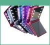 Folding Cosmetic Mirror With Led Illumination For Makeup Application And Gift Giving