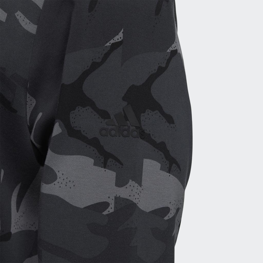 Adidas Camo AOP Mikina Pánské Top Tmavě šedá H65646