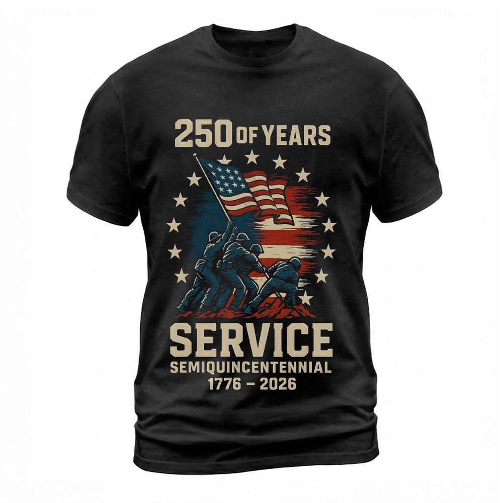 

250 Years Of Service Semiquincenten wbr nial Shirt All sizes 9 colors Unisex T-Shirt XXXL