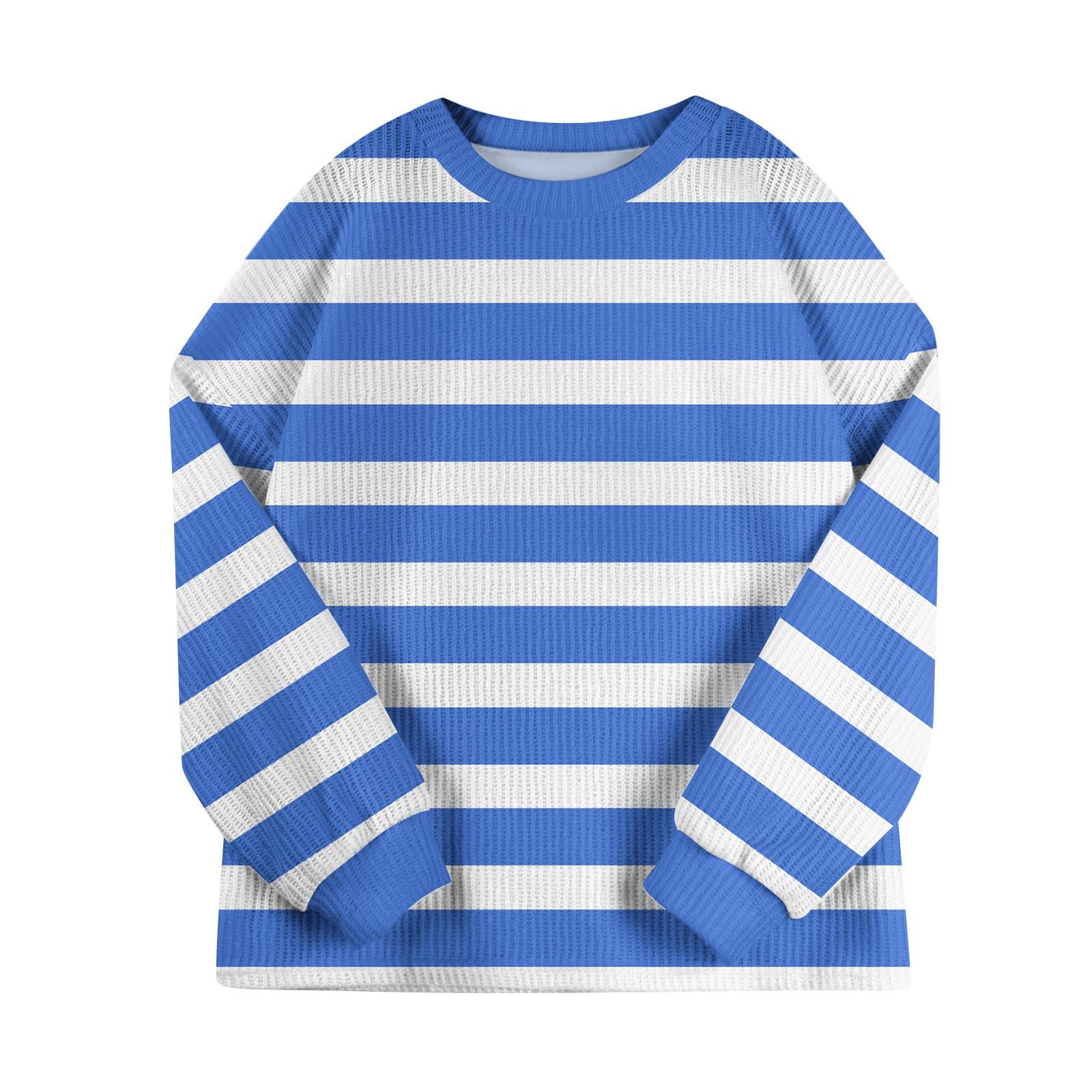 

Женский модный повседневный шерстяной трикотажный пуловер с длинным рукавом и круглым вырезом XXXL синий