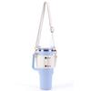 Water Bottle Holder PU Leather Water Bottle Holder Water Bottle Carrier Water Bottle Sling Bag for Stanley 30oz & 40oz Tumbler