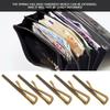 5Pcs Money Cash Clip Electroplated Steel High Hardness Spring 85mm for Leather Wallet