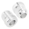 2pcs Aluminum Alloy 12AN Male Weld On Bung Fitting 12AN Male Flare Weldable Fuel Tank Fitting Adapter Connector