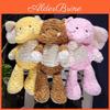 Plush Elephant Toy With Short Pile Fabric For Kids And Adults