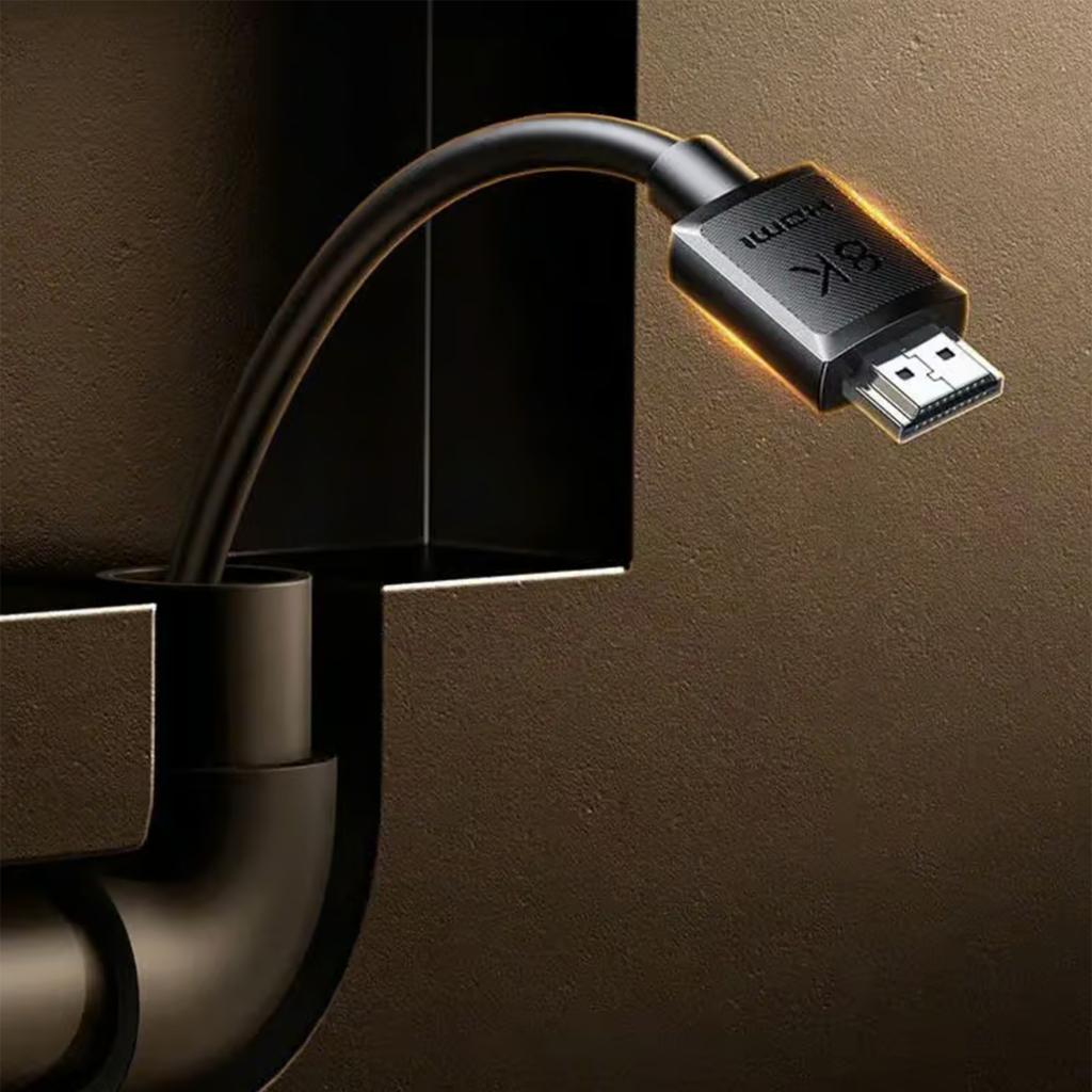 Kabel przewód audio wideo HDMI 8K 5m - czarny