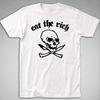 Eat the Rich T-SHIRT ramones punk rock roll grunge classic 80s protest slogan