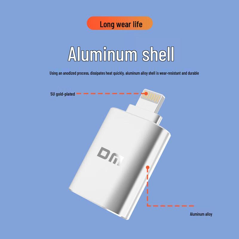 DM USB to Lightning OTG Adapter