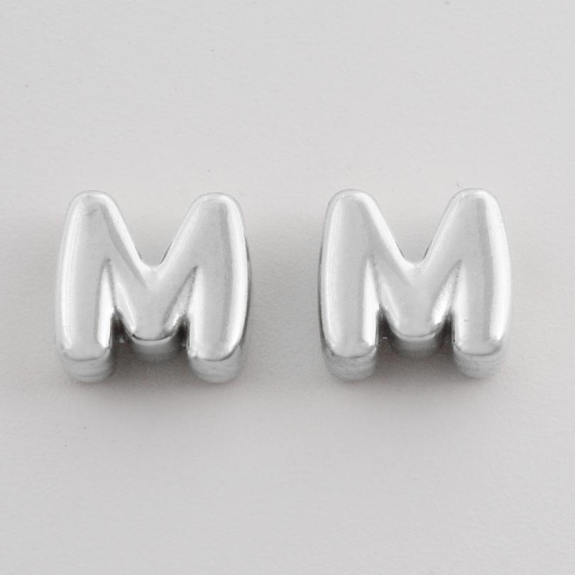 3/6 Stück Kein Ausbleichen Mini-Buchstabenperlen 304 Edelstahlperlen Für Schmuckherstellung Zubehör Handgefertigte Armbänder Fußkettchen Materialien Großhandel
