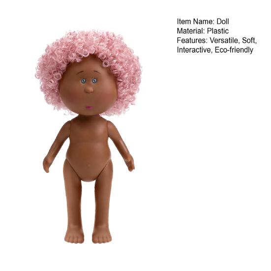 24CM Potato Doll Movable Joint BJD Vinyl Doll Soft Rubber Baby Doll for DIY Styling And Creative Play Children Companion Toy Gifts