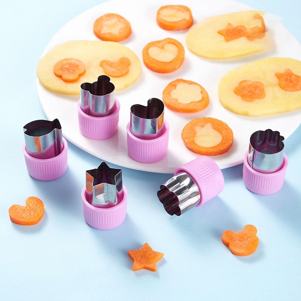 9 Pieces Fruit Shape Molds Stainless Steel Biscuit Moulds Watermelon Cucumber Pastry DIY Cooking Decoration Kitchen Accessory