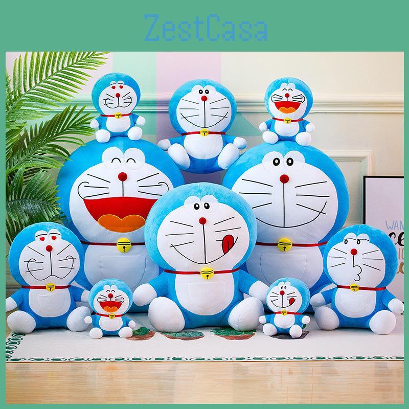 Doraemon Plush Toy Cartoon Stuffed Doll With Pp Cotton Filling Cute Kids Gift