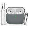 Best-Selling AirPods Pro 3 Silicone Protective Case, 2025 Model with Strap - Solid Color