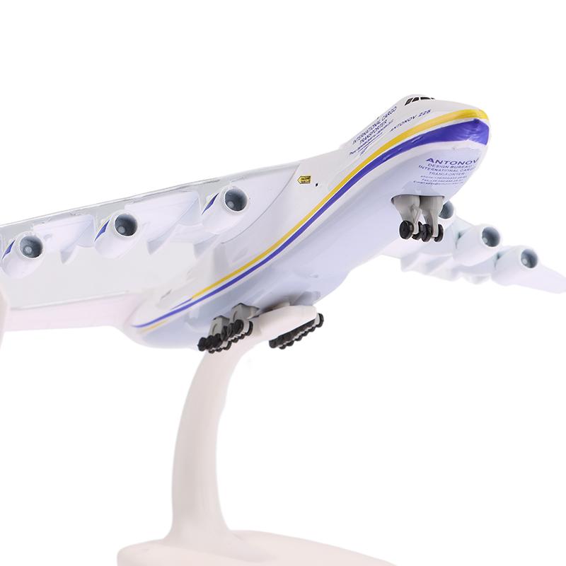 1:400 20cm Legierung An-225 Flugzeugmodell Spielzeug 8 Zoll Ukraine Bemalt Mriya Transporter Ausstellungsmodell Flugzeug für Sammlung