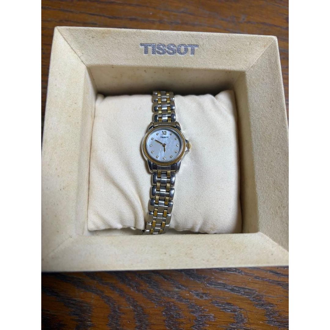 Used TISSOT ladies watch quartz combination color
