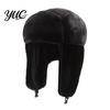 Warm Gift for Winter Ear Protection Hat, Plush Velvet Windproof Cold-proof Cap with Chin Thickened Caps Buckle, Soft Thick Imitation Rabbit