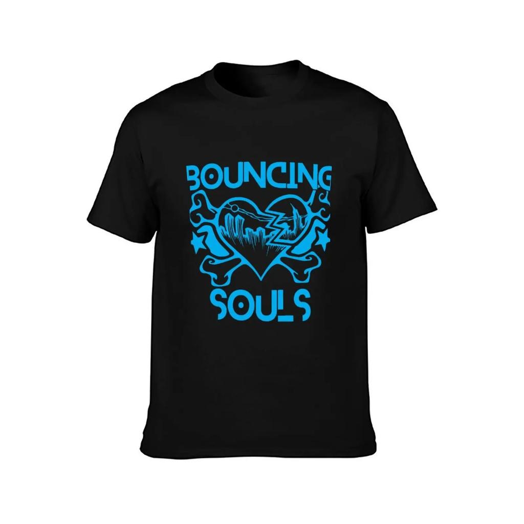 The Bouncing Souls American Punk Band T-Shirt Plain Basketball Graphic Tees Quick Drying Sports Fans Oversized T Shirts for Men