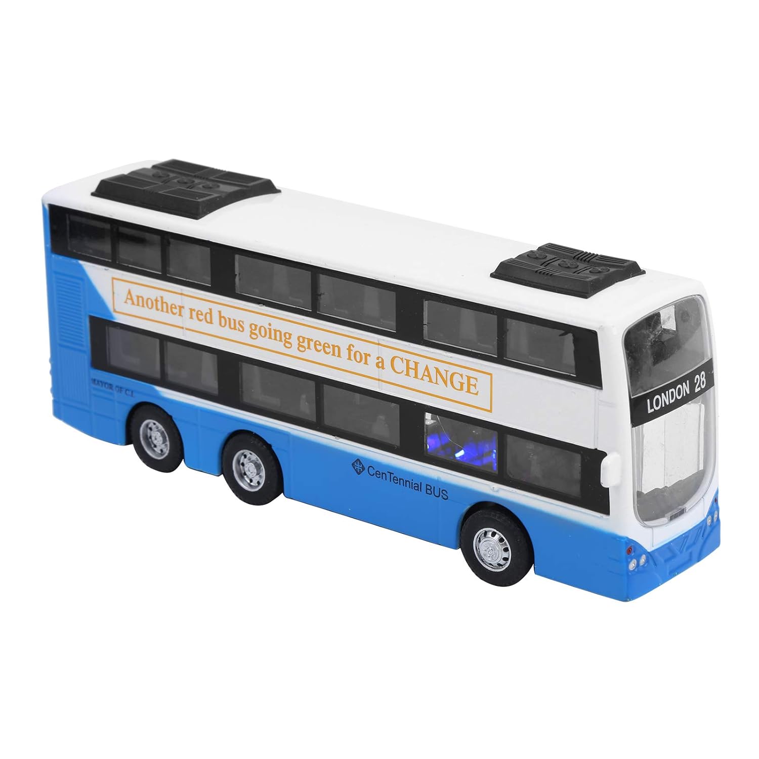 Модель двухэтажного автобуса в масштабе 1:90 — фото 5