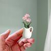Ceramics Vase Fridge Magnet Lightweight Porcelain Vase Refrigerator Magnet Wear Resist 3D Vase Decoration Magnet for Home Decor