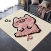 2025 New Cute pink pig Carpet Rug for Living Room Bedroom Home Sofa Decoration,Kids play Non-slip Floor Mat