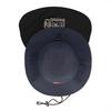 [Manhattan Portage] Sunshade Box Logo Adventure Hat with Logo Hat and Satin SUNSHADE LOGO HAT (013 Navy)