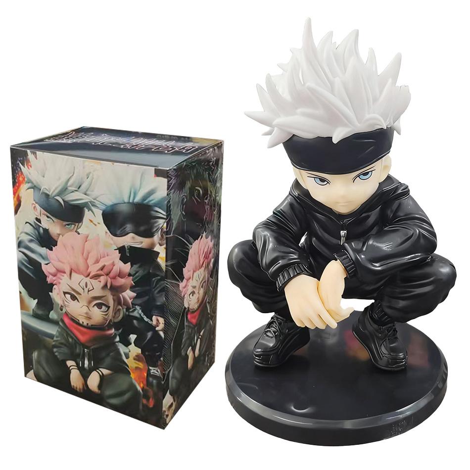 14cm Jujutsu Kaisen Anime Figure Style Satoru Gojo Action Lord Curse Sukuna Figurine Collection Model Doll Toys 3 of the Poseable Articulated Scale