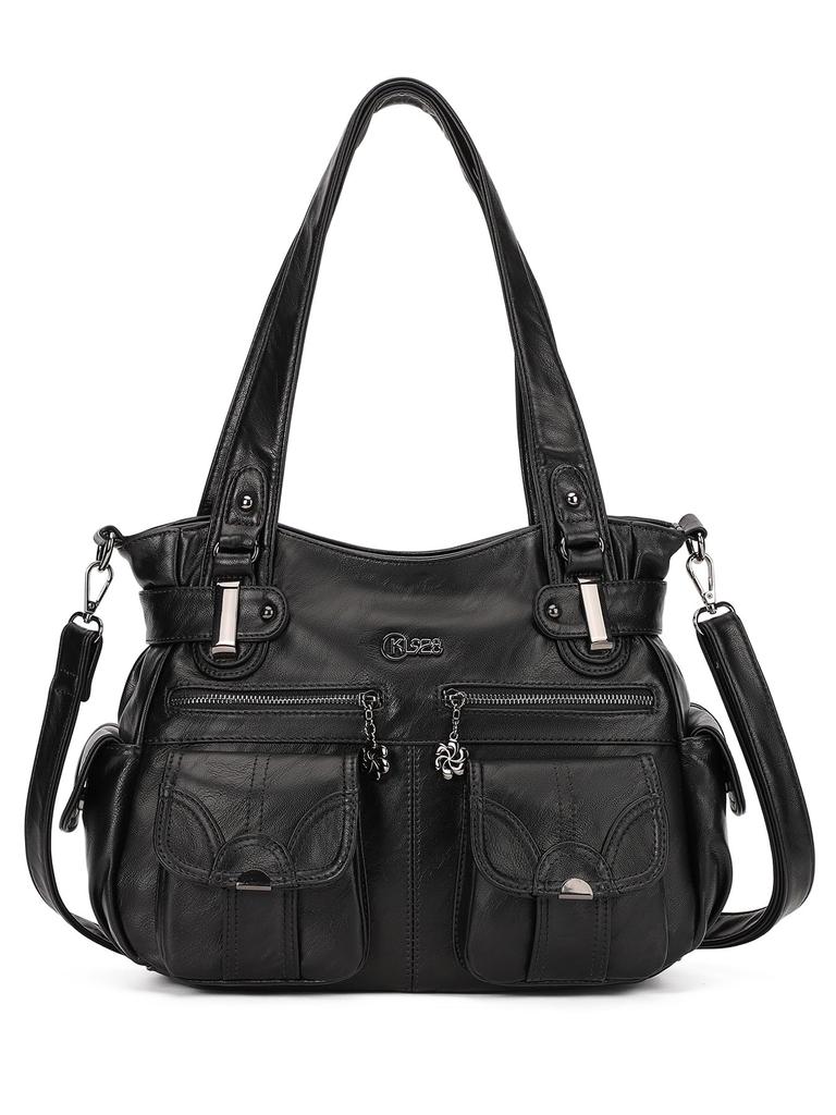 Handbag for shoulder crossbody large tote A4 commuter bag [KL928] women, bag, bag, PU, popular, 3-way, capacity, bag, compatible, crossbody, handbag,