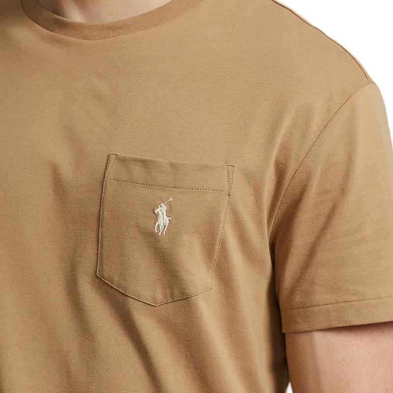 Polo Ralph Lauren FW24 T Shirt Classic Fit Men's Khaki 710704248-205