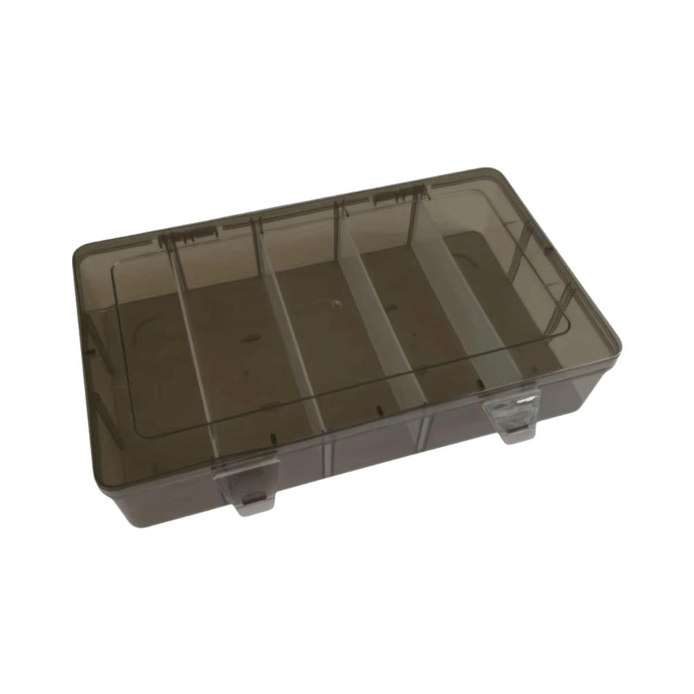 Transparent Tool Storage Box Adjustable Dividers Rectangular Shape Hardware Storage Organizer Portable Secure Latch