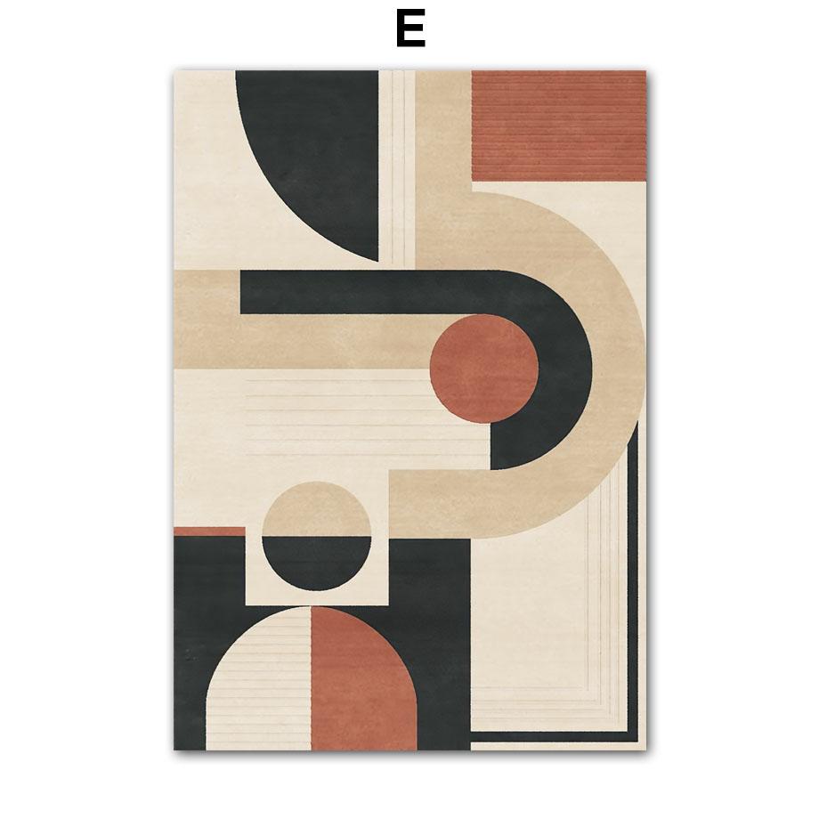 Bauhaus Lines Stripe Geometric Wall Art Posters Prints Nordic Abstract Canvas Painting Hotel Bar Pictures For Living Room Decor