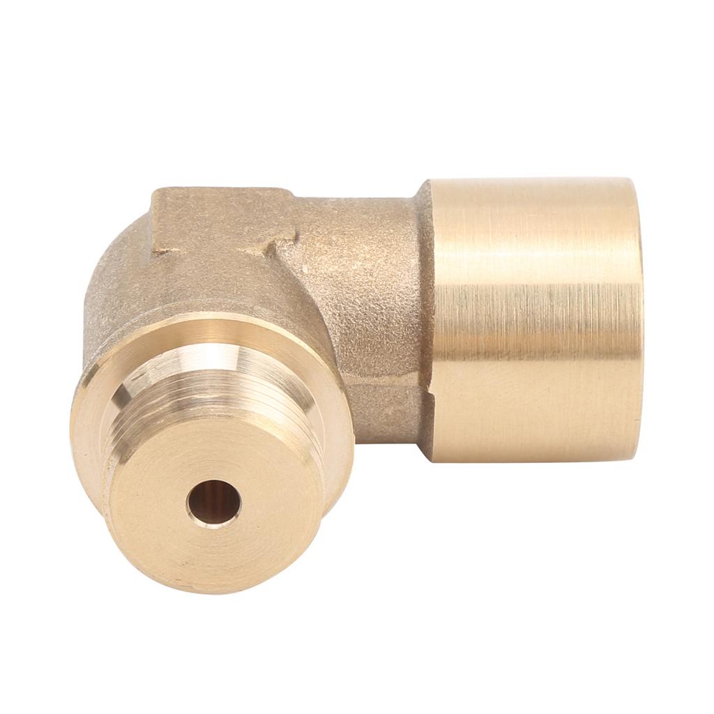 90 Degree Oxygen Sensor Extender M18x1.5 Brass Extension Spacer Adapter Car Accessory