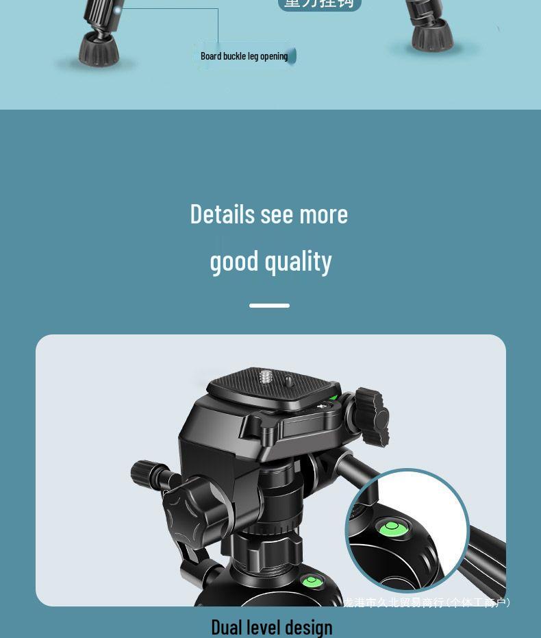 Multi-Angle Floor Stand with Dual Phone Clips for Live Streaming and Outdoor Use