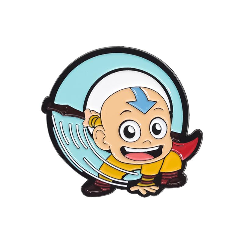 Anime Boy Enamel Pins Custom TV Series Cute Buffalo Brooches Lapel Badges Cartoon Funny Jewelry Gift for Fans Friends