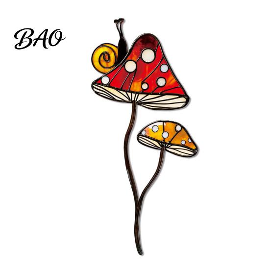 Colorful Yard Stakes Planter Insert Stake, Double-Sided, Flower Pot Decor Metal Garden Decorative Insect Animal Stake for Plant Pots Bed Decoration