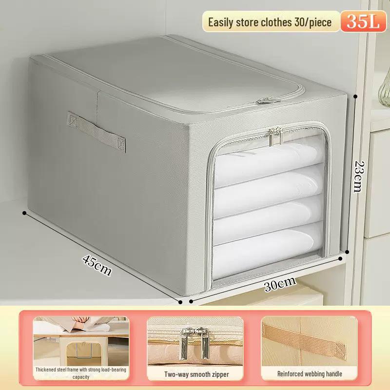 

Ящик для хранения одежды и брюк из утолщенной ткани 31L [30*45*23]