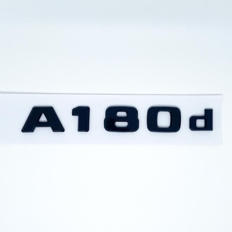 3D Buchstaben A180 A200 A220 A250 A260 A180d A220d 4Matic ABS Emblem für Mercedes Benz A Auto Kofferraum Heck Logo Aufkleber