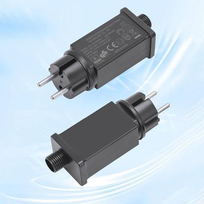 12V LED Light Power Adapter EU Plug IP44 Waterproof Transformer for Fairy Lights Inflatables Outdoor Holiday Party Decoration