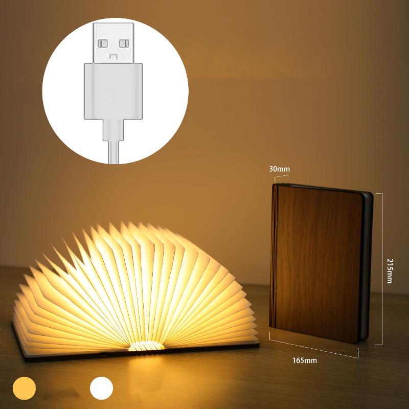 3D LED Book Ornaments Foldable Reading Light Ornament Modern Creative Accessories Luxury Aesthetic Accessory Home Decorations