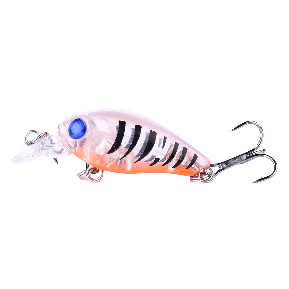 1 sztuk Mini Laser Crankbait Fish Hook Pstrąg Bass Pike Fishing Lure Wobbler Akcesoria
