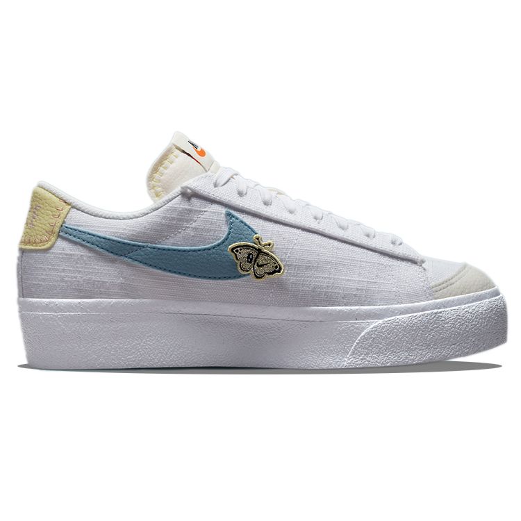 Nike Blazer Low Platform Next Nature Air Sprung Women Sneakers White Pink-Oxford Pale-Ivory DJ6376-100